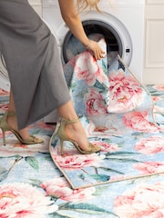 Hug Rug Blue Blooming Peonies Rug - Image 2 of 4