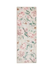 Hug Rug Pink Blooming Peonies Runner - Image 2 of 3