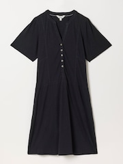FatFace Maggie Black Jersey Dress - Image 6 of 6
