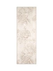 Hug Rug Cream Muted Floral Print Runner - Image 4 of 4