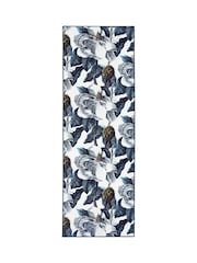 Hug Rug Navy Magnolia Garden Runner - Image 2 of 5
