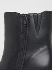 Simply Be Black Wide Fit Block Heel Chelsea Boots - Image 4 of 4