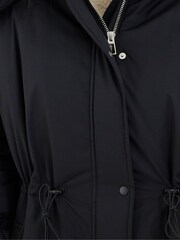 Simply Be Black Flat Padded Parka - Image 4 of 4