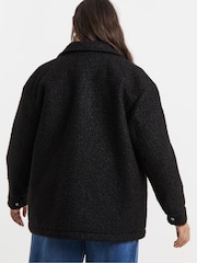 črna - Simply Be Teddy Pocket Jacket - Slika 2 iz 4