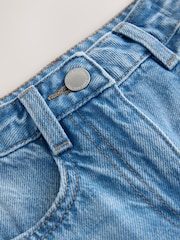 Zils džinss - Crochet Embroidered Side Tape Jeans (3-16yrs) - Attēls 7 no 8