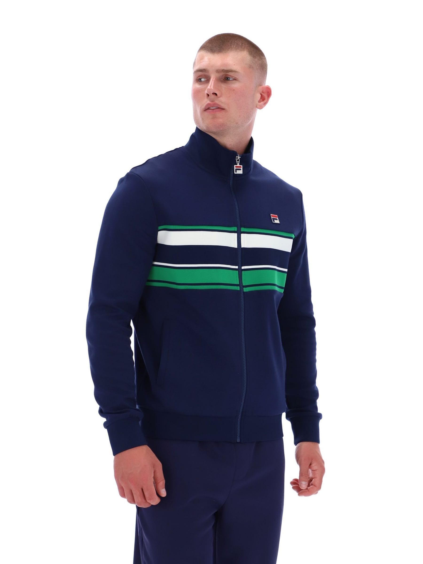 Buy Fila Blue Vinnie Cut And Sew Track Jacket from Next USA
