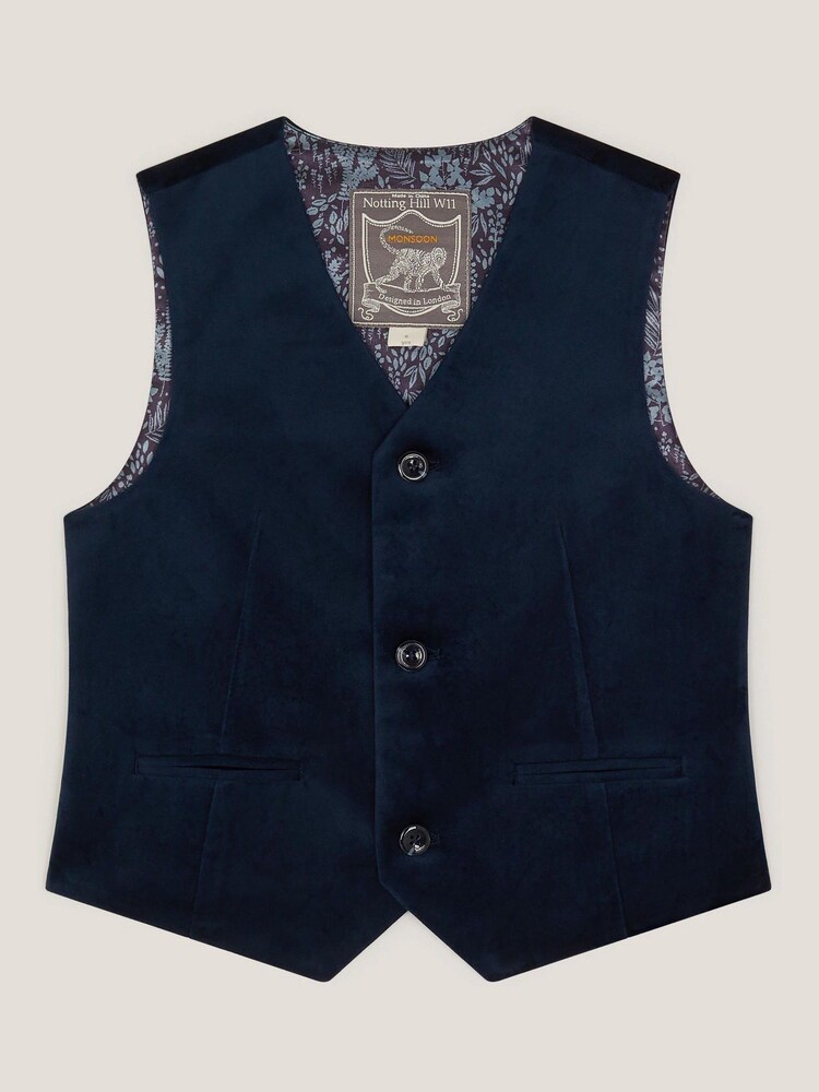 Monsoon Velvet Waistcoat - صورة 1 من 3