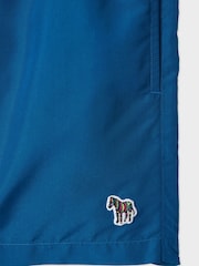 PS Paul Smith Blue Regular-Fit Logo Swim Shorts - Image 2 of 2