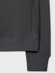 PS Paul Smith Grey Regular-Fit Logo Sweat Top - Image 3 of 5