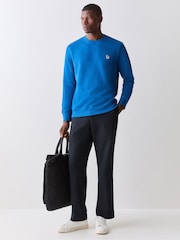 PS Paul Smith Blue Logo Crew Neck Sweatshirt - Image 2 of 5