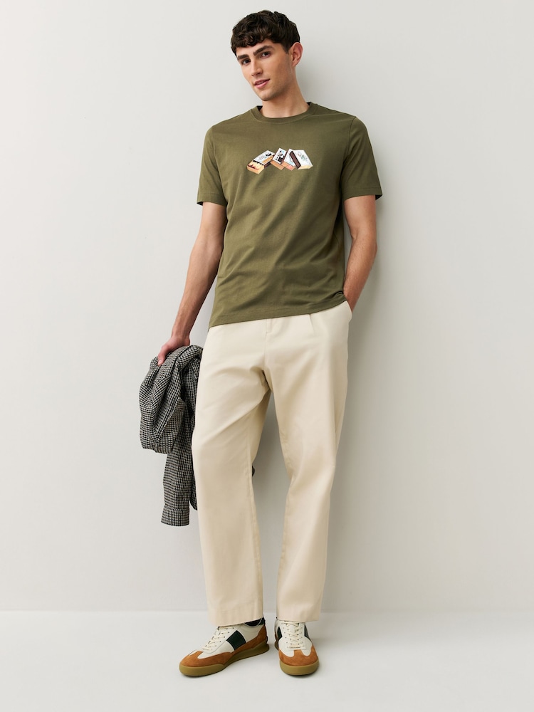 PS Paul Smith Green PS Paul Smith Green Matchbox Graphic T-Shirt - Image 2 of 5 PS Paul Smith Green PS Paul Smith Green Matchbox Graphic T-Shirt - Image 2 of 5