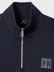 PS Paul Smith Regular-Fit Kvart Glidelås Logo Genser - Bilde 2 av 2