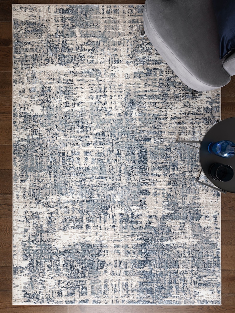 Asiatic Rugs Blue Stellar Texture Rug - Image 1 of 6 Asiatic Rugs Blue Stellar Texture Rug - Image 1 of 6