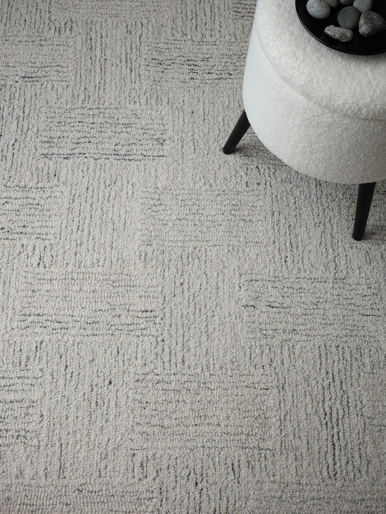 Asiatic Rugs White/Black Theodore Hatch Rug - Image 2 of 6 Asiatic Rugs White/Black Theodore Hatch Rug - Image 2 of 6