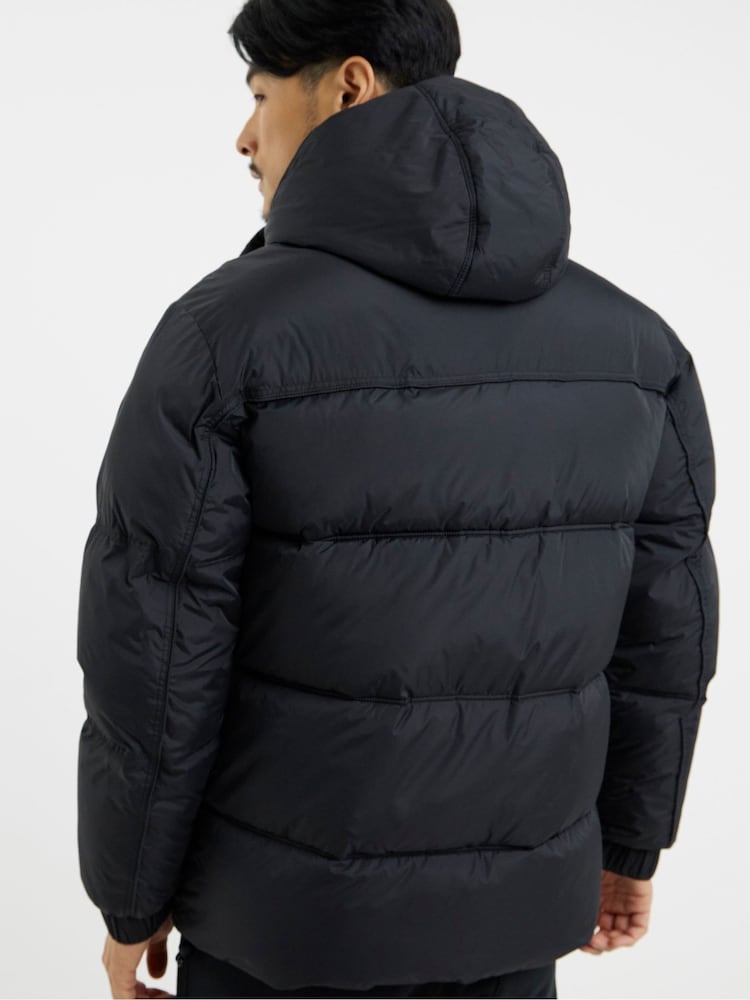 Snowdonia Black Padded Jacket - Image 2 of 4 Snowdonia Black Padded Jacket - Image 2 of 4