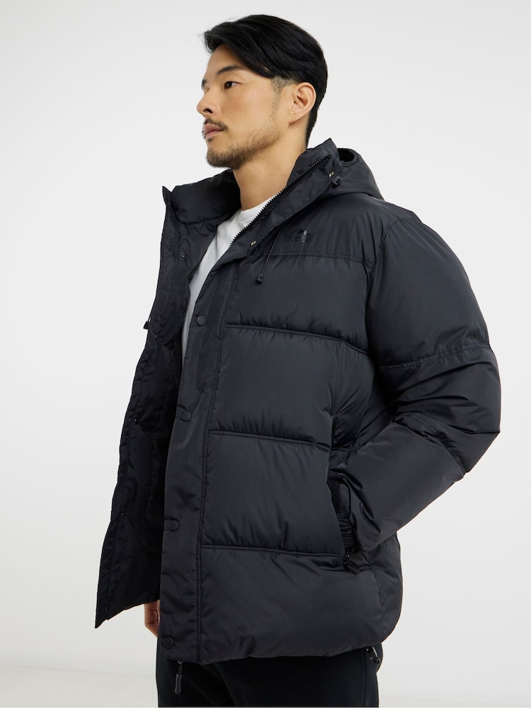 Snowdonia Black Padded Jacket - Image 4 of 4 Snowdonia Black Padded Jacket - Image 4 of 4