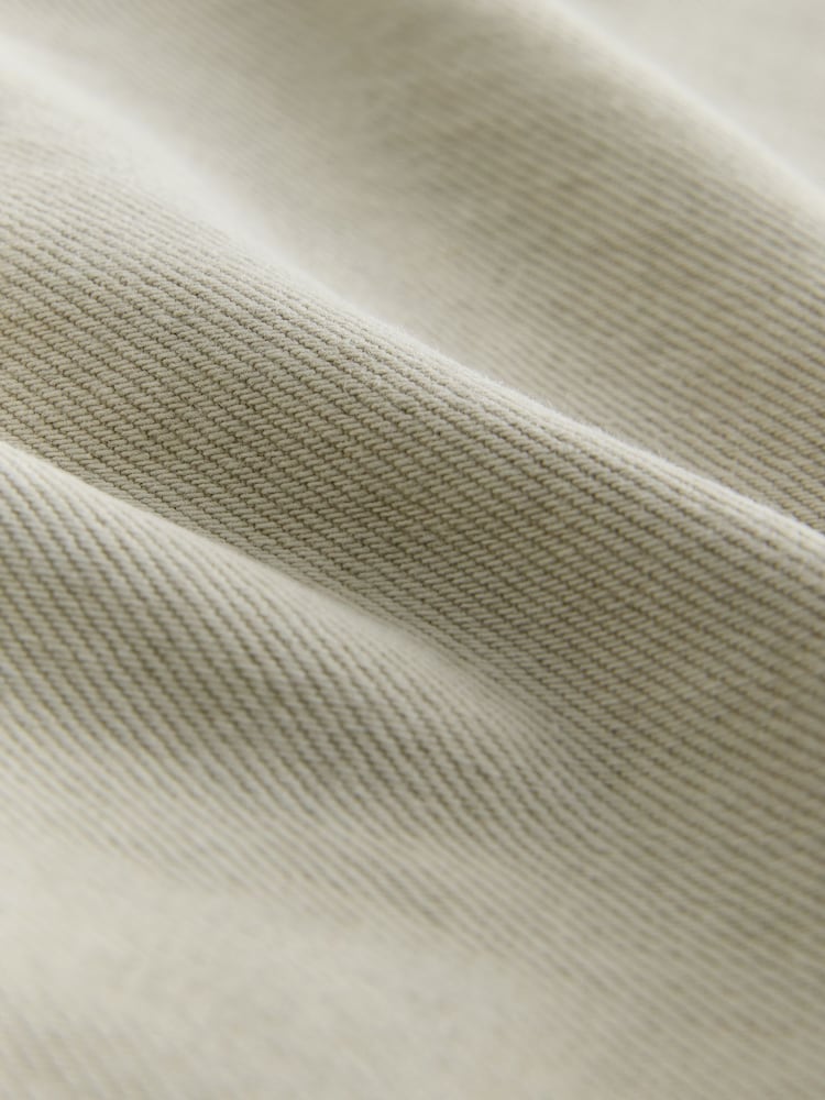 صخري - فستان قصير دنيم عملي بكم قصير - صورة 8 من 8