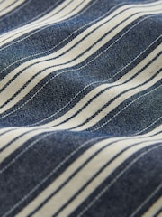 Blue Stripe Mini Shift Denim Dress - Image 4 of 4