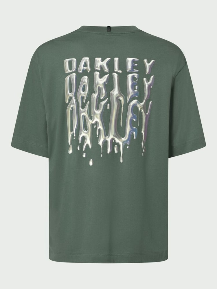 Oakley Green Stacked Metal T-Shirt - Image 3 of 3