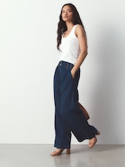 Camel N. Premium Two Part Weave Block Heels - Image 3 of 5