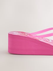 Pink Wede Flip Flops - Image 10 of 10