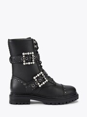 KG Kurt Geiger Black Tank Boots - Image 1 of 4