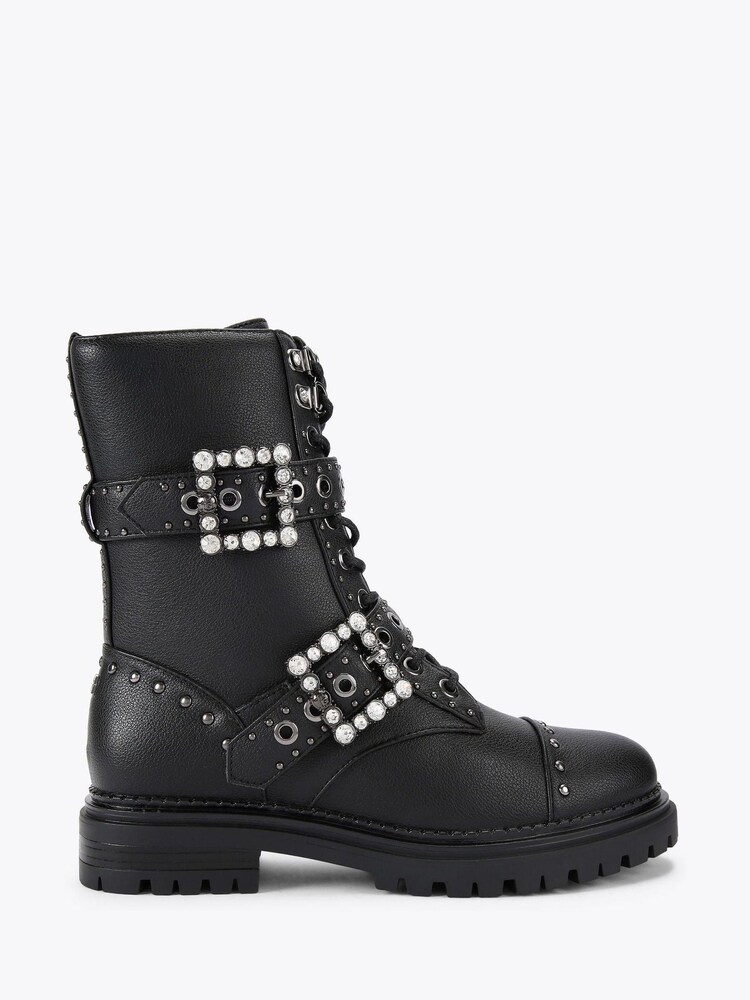 KG Kurt Geiger Black Tank Boots - Image 1 of 4 KG Kurt Geiger Black Tank Boots - Image 1 of 4