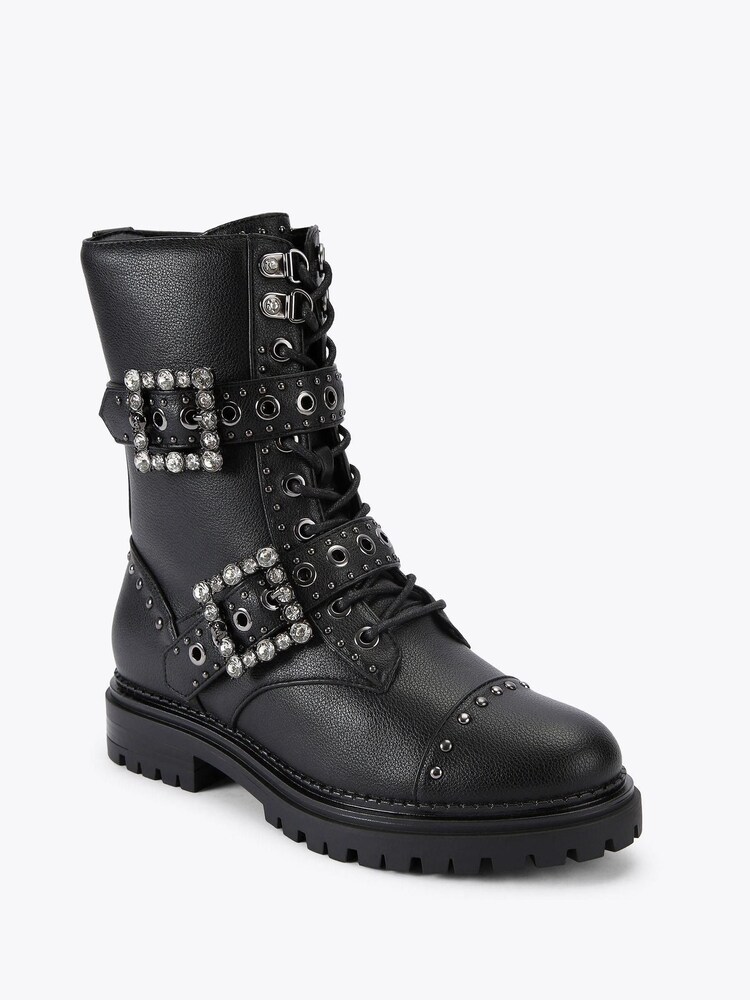 KG Kurt Geiger Black Tank Boots - Image 2 of 4