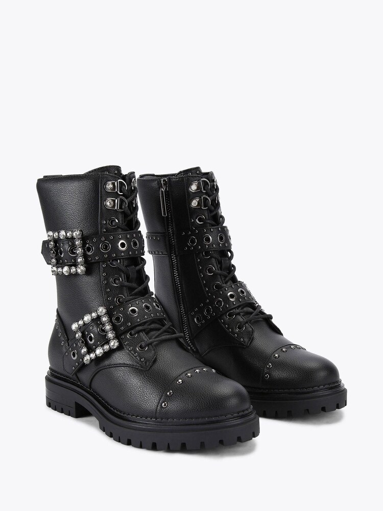 KG Kurt Geiger Black Tank Boots - Image 4 of 4