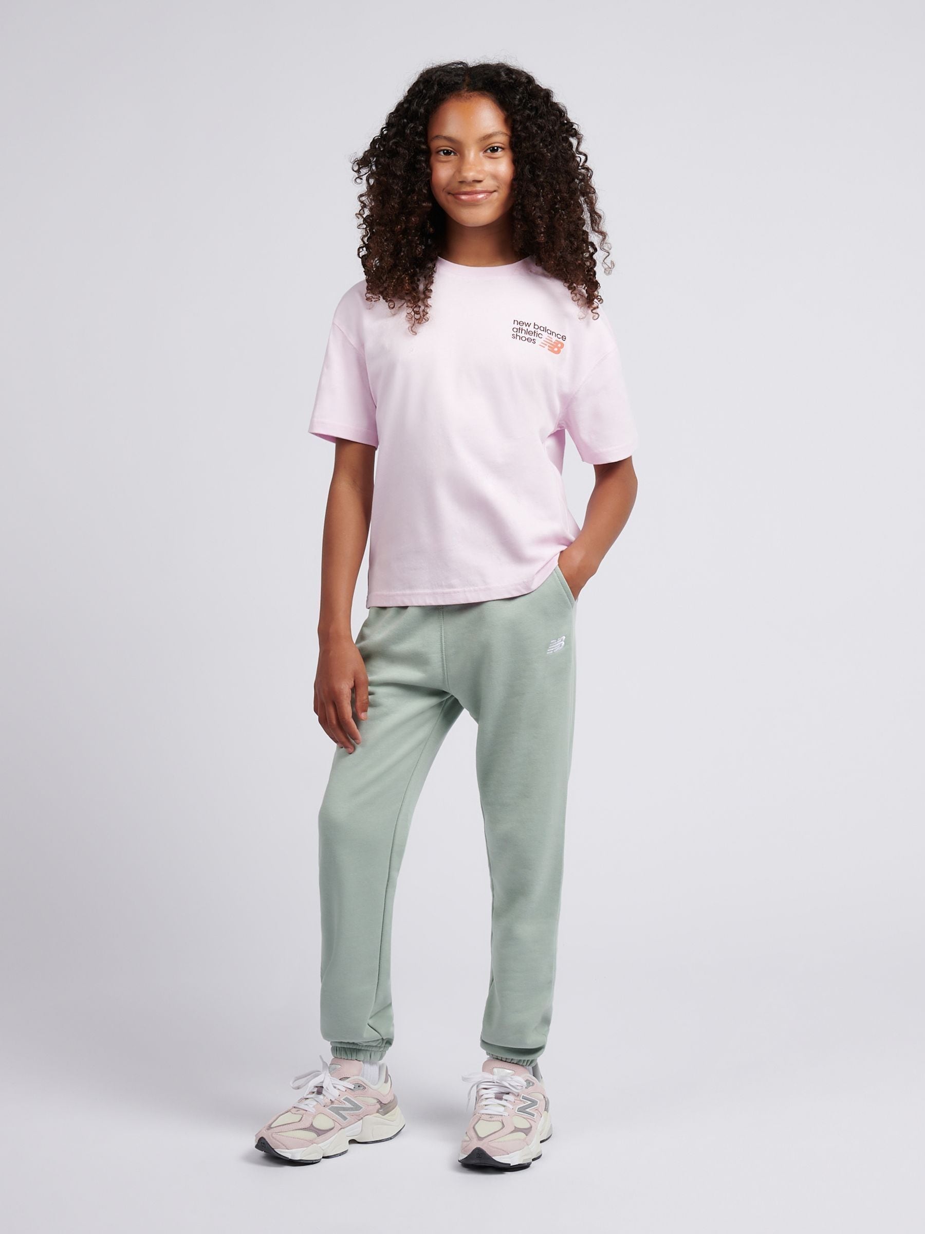 Buy New Balance Pink Athletics Shoe Graphic T-Shirt from Next USA