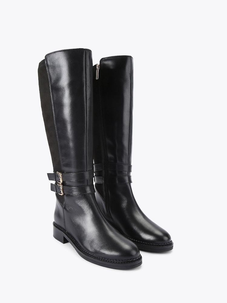 KG Kurt Geiger Trying Black Boots - Image 2 of 4