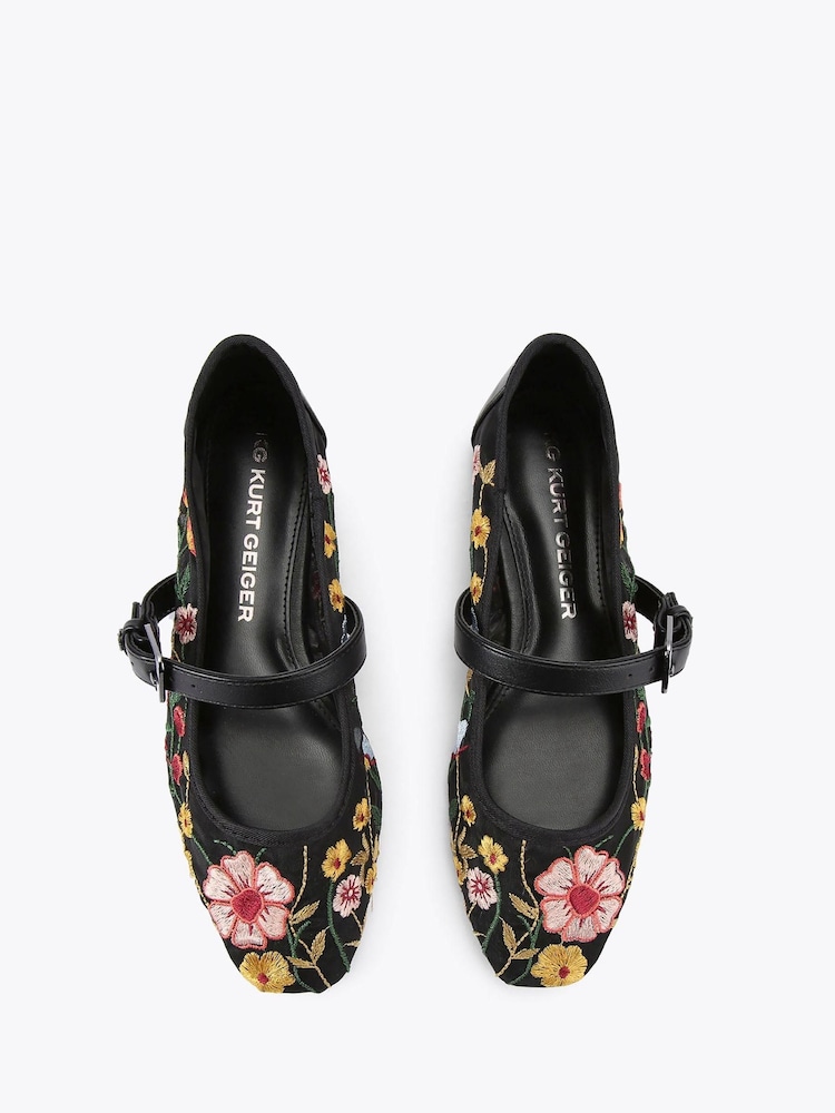 KG Kurt Geiger Black Mesh Pumps - Image 2 of 4