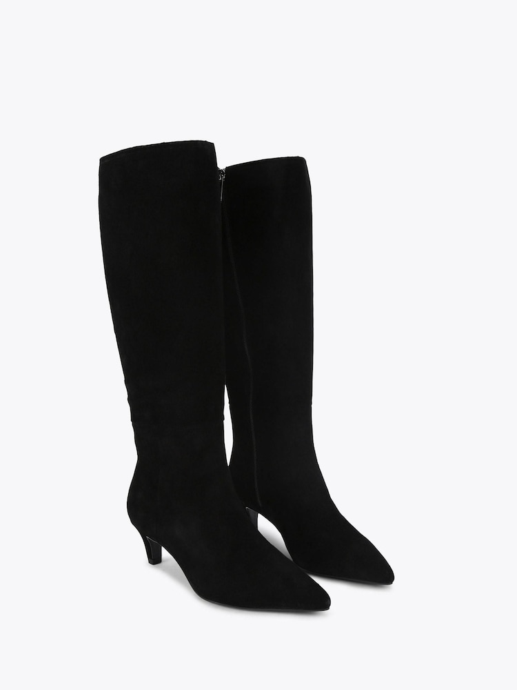 KG Kurt Geiger Black Tansy High Leg Boots - Image 2 of 4 KG Kurt Geiger Black Tansy High Leg Boots - Image 2 of 4