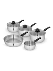 Swan 5 Piece Stainless Steel Cookware Set - Image 1 of 9