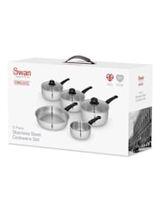 Swan 5 Piece Stainless Steel Cookware Set - Image 8 of 9