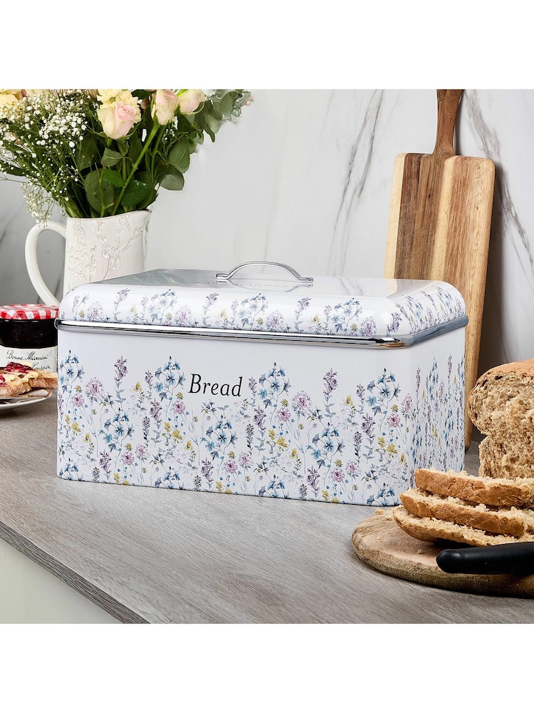 Laura Ashley Wild Meadow Bread Bin - Image 2 of 2 Laura Ashley Wild Meadow Bread Bin - Image 2 of 2