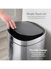 Swan Stainless Steel 12L Touch Bin - Image 3 of 9