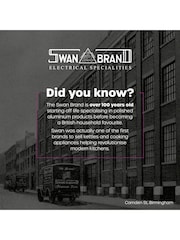 Swan Stainless Steel 12L Touch Bin - Image 8 of 9