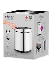 Swan Stainless Steel 12L Touch Bin - Image 9 of 9