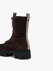 KG Kurt Geiger Brown Trekker Lace UP3 Boots - Image 3 of 4