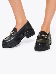 Preto - KG Kurt Geiger Red Tasha Loafer2 Shoes - Imagem 1 de 5