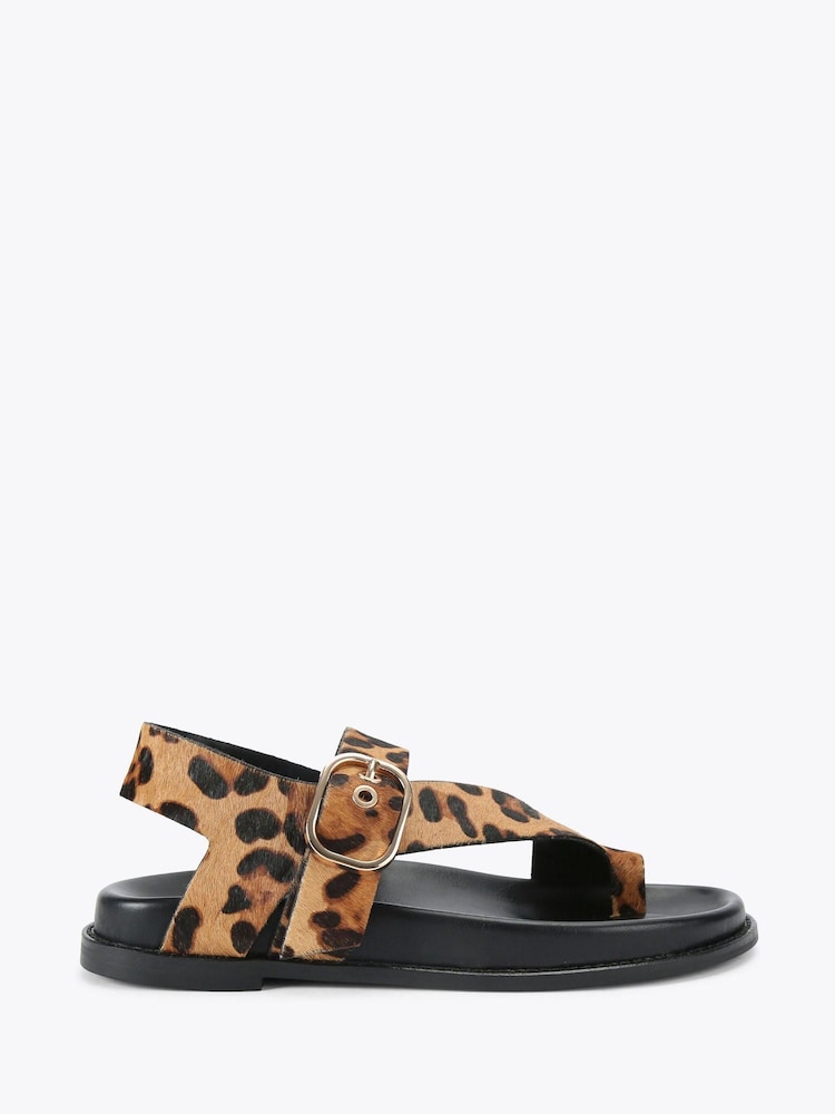 KG Kurt Geiger Rhyan Brown Sandals - Image 1 of 4