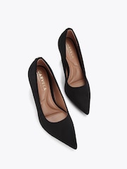 Carvela Black Corletta Court Wide Fit Shoes - Image 2 of 4