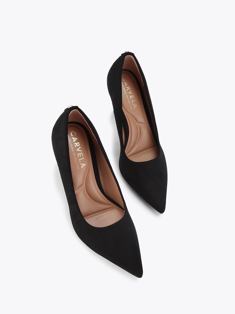 Carvela Black Corletta Court Wide Fit Shoes - Image 2 of 4
