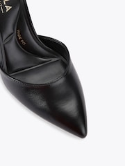 Carvela Black Refined Court Wide Fit Shoes - Image 4 of 5