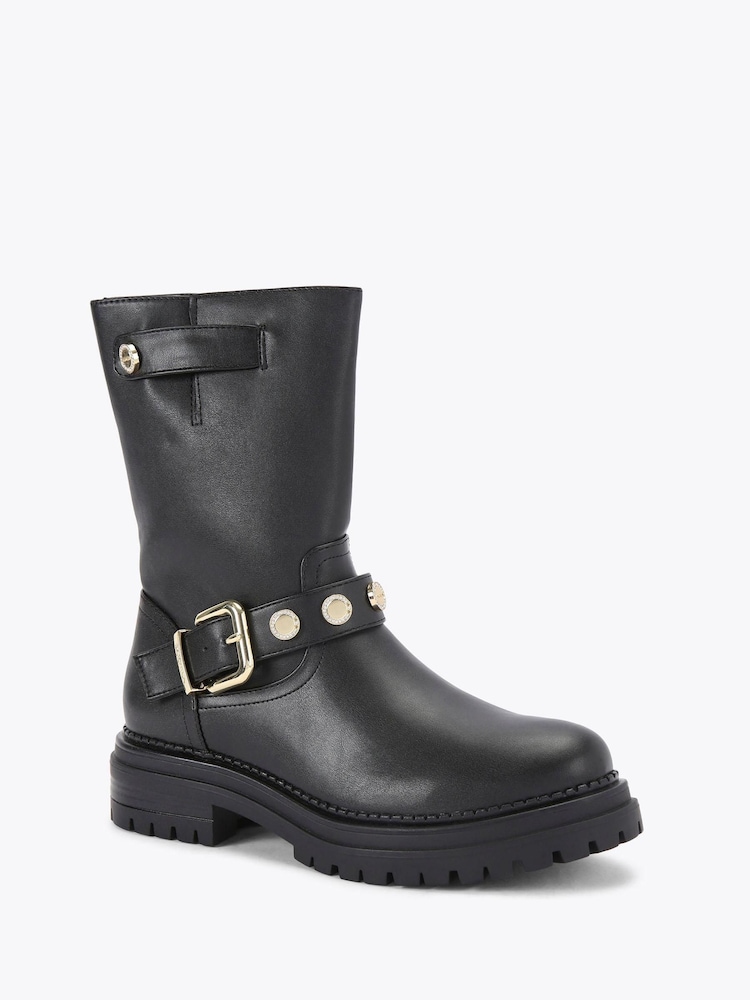 Carvela Black Headline Coin Boots - Image 2 of 4 Carvela Black Headline Coin Boots - Image 2 of 4