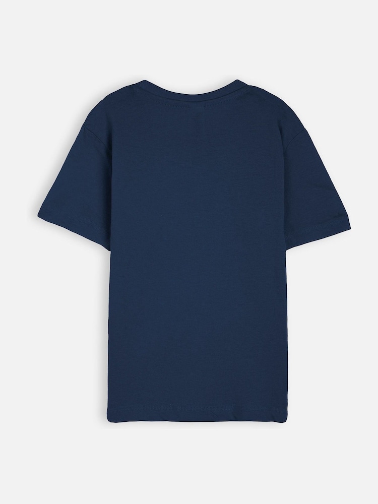 Personalised Navy 'Monster Mash' Graphic T-Shirt By Stitchstyle - Image 2 of 5 Personalised Navy 'Monster Mash' Graphic T-Shirt By Stitchstyle - Image 2 of 5