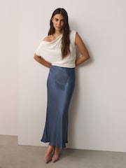 Nude Forever Comfort® Lace Point Toe Slingback Heels - Image 3 of 9