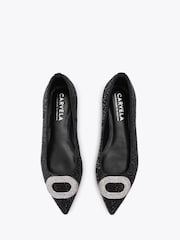 Carvela Black Rimini Flat Shoes - Image 2 of 4