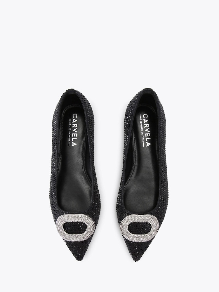 Carvela Black Rimini Flat Shoes - Image 2 of 4 Carvela Black Rimini Flat Shoes - Image 2 of 4